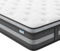 Oeko-Tex zertifizierte mittelfeste H3 Hybridmatratze mit Gel-Memory-Schaum und Taschenfedern, druckentlastend und atmungsaktiv 160 x 200 cm, 26 cm Hoehe